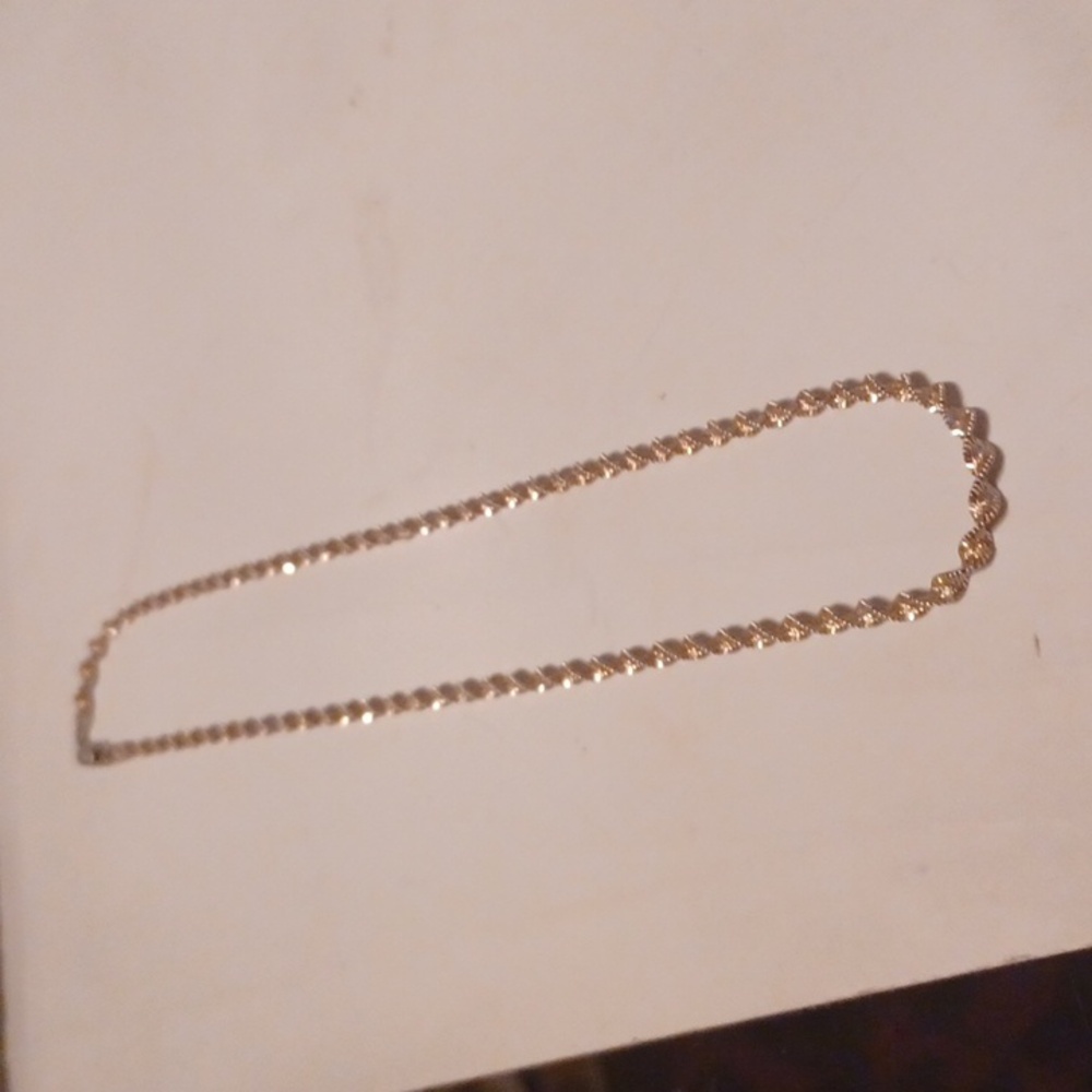 DIAMOND CUT CHAIN MARKED ITALY 925